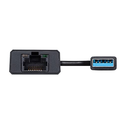 SANWA SUPPLY USB 3.2 To LAN Adapter (2.5Gbps Support), USB-CVLAN5BK, Black