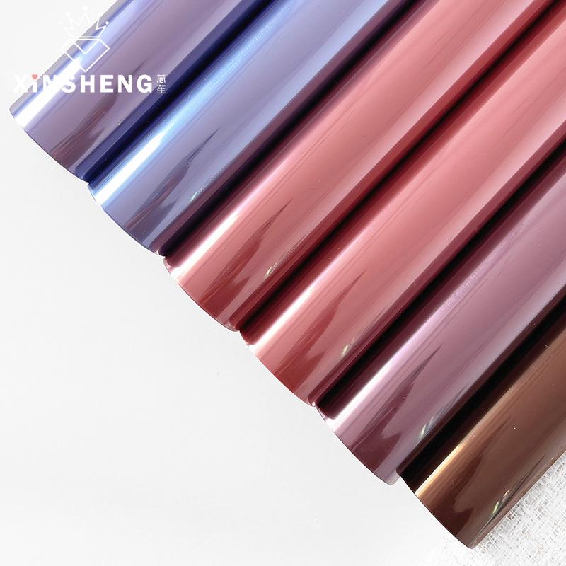 Solid Color Glassine Waterproof Floral Wrap for DIY Bouquets