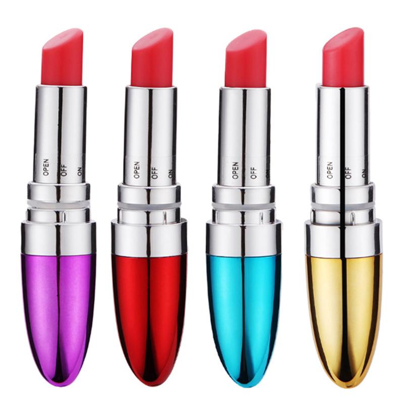 Hot Women Portable G-Spot Vibrator Small Bullet Vibrator Massager Lipsticks Vibrator Clitoris Stimulator Erotic Product Sex