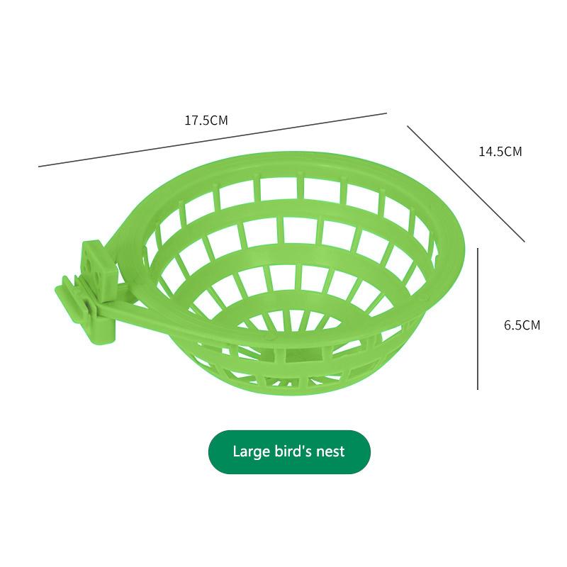 

Пластиковая клетка для гнезда канареек Декоративные клетки Яйца птиц Гнездо для домашних птиц Инструменты для вылупления Принадлежности для вылупления птиц 17.5*14.5*6.5cm