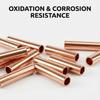 Copper Connecting Tube Wire Joint Terminal Small GT Copper Crimp Connector Cable Ferrule Lug Tube Electrical Wire Connector Kit