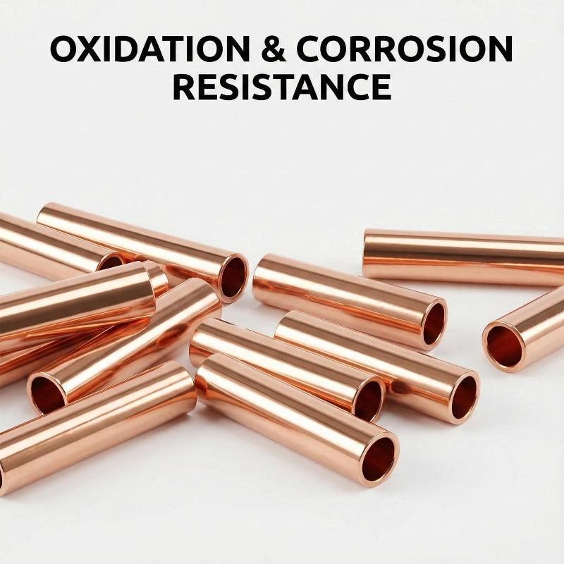 Copper Connecting Tube Wire Joint Terminal Small GT Copper Crimp Connector Cable Ferrule Lug Tube Electrical Wire Connector Kit