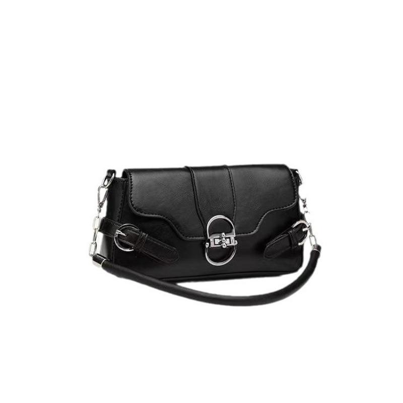 French Shoulder Bag Texture Baguette Bag Retro Underarm Bag All Crossbody Bag