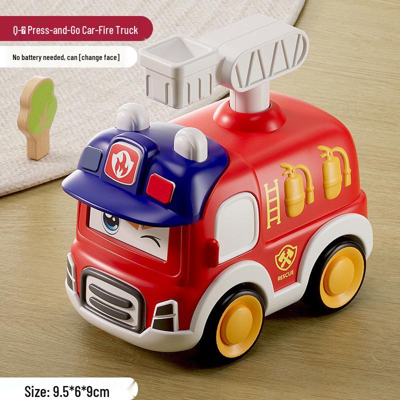 Cross-Border Inertia Pull-Back Toy Car for Toddlers, Educational Toy for Ages 0-3