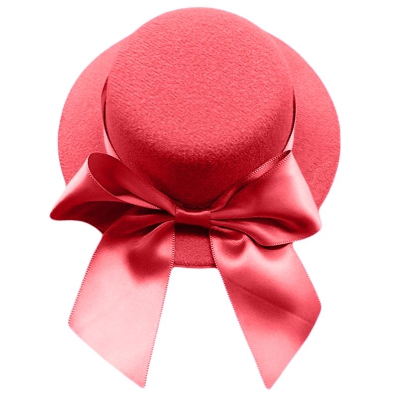 

Girl Bowknot Decals Fascinator Hat Hair Clip Banquets Party Hair Clip for Teens Medieval Taking Photo Medieval Hairpin