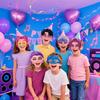 12 STÜCKE/Set Dämonenjäger Partydekoration Papierbrillen Masken Po Cosplay Requisiten Kinder Happy Birthday Partyzubehör