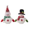 Haobei Light-Up Snowman Christmas Ornament with Snowflakes - Perfect Children's Gift