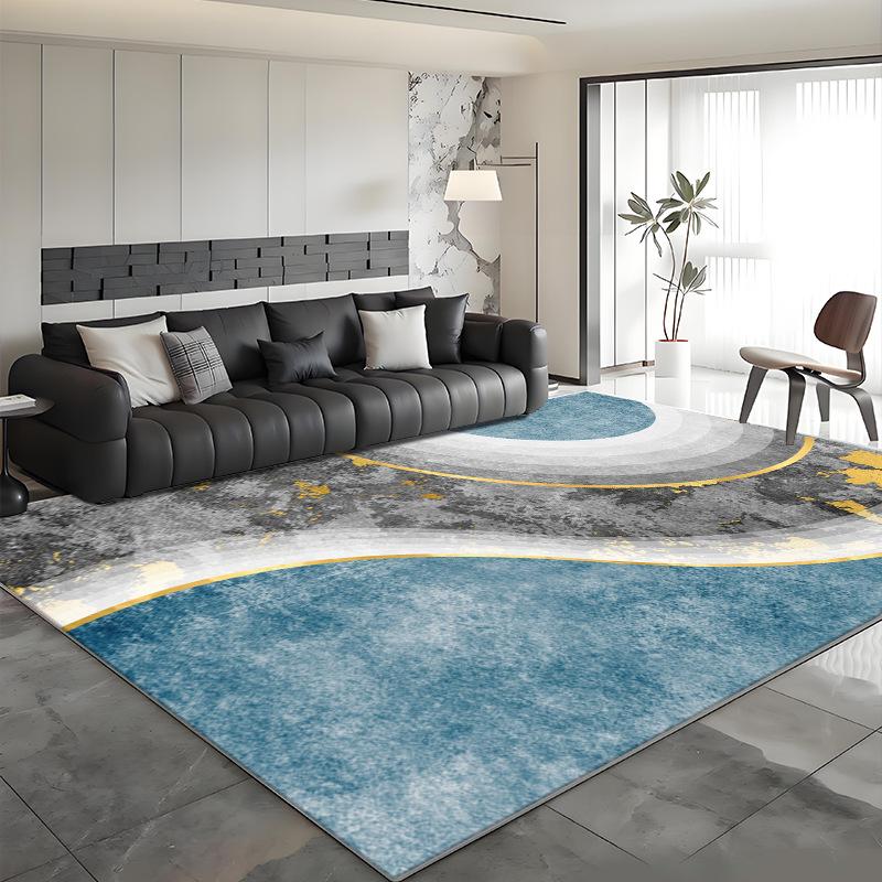 Nordic Style Light Luxury Home Decoration Living Room Rug Non-slip Easy Clean Room Decor Carpet Soft Large Area Sofa Table Mat