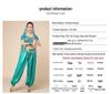Costume de Danse du Ventre Exotique Princesse Jasmine d'Halloween pour Adultes