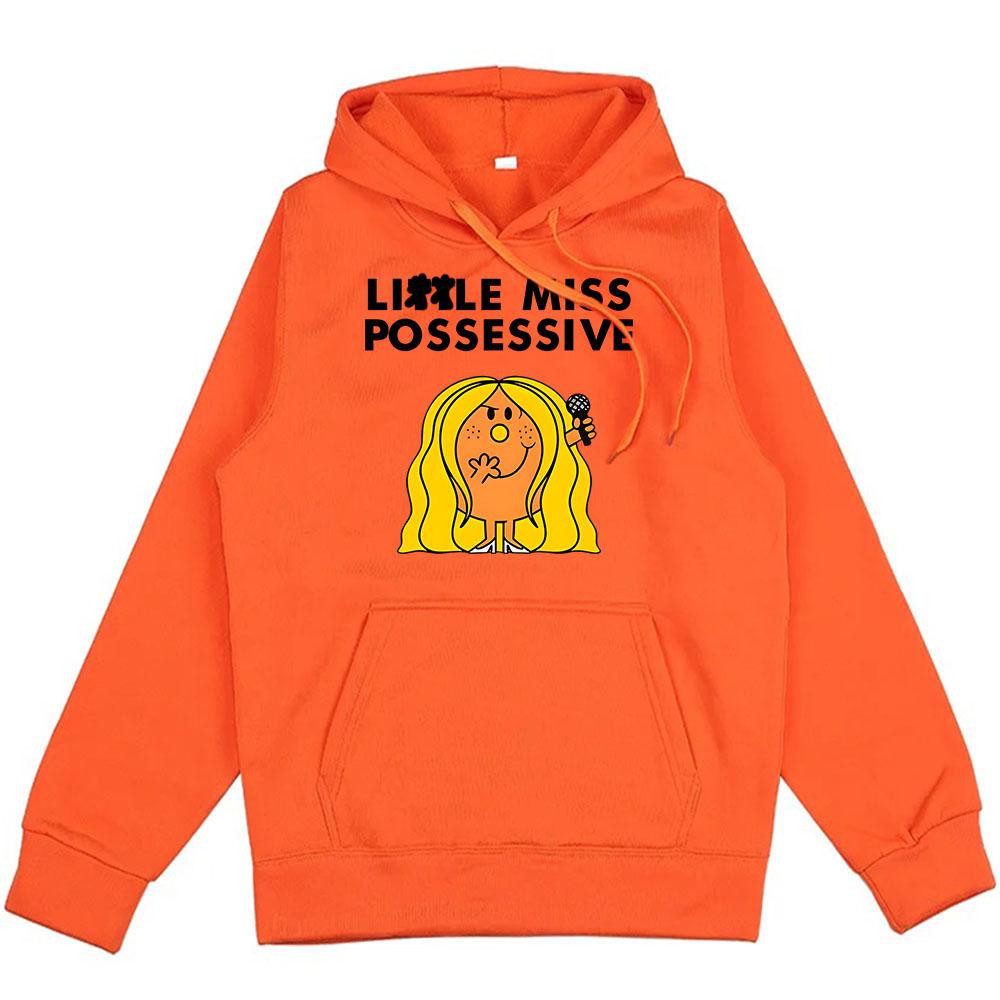 Tate McRae MISS POSSESSIVE Hoodies Cartoon Funny Graphic Printing Sweatshirts Long Sleeve Hooded Pullovers Men Women Clothing