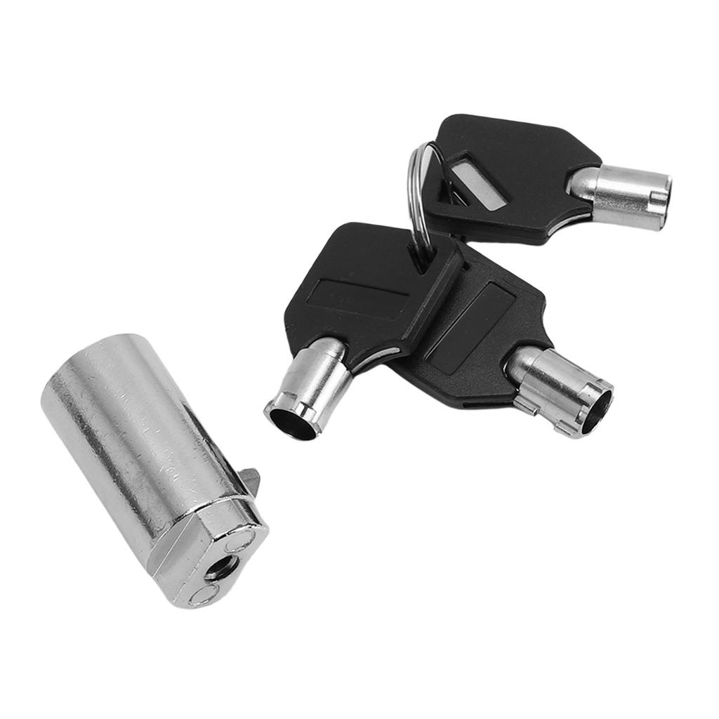 2 Pcs Vending Machine Lock Zinc Alloy Vending Machine Tubular Lock with 6 Keys for Snack Machines Industrial Cabinet