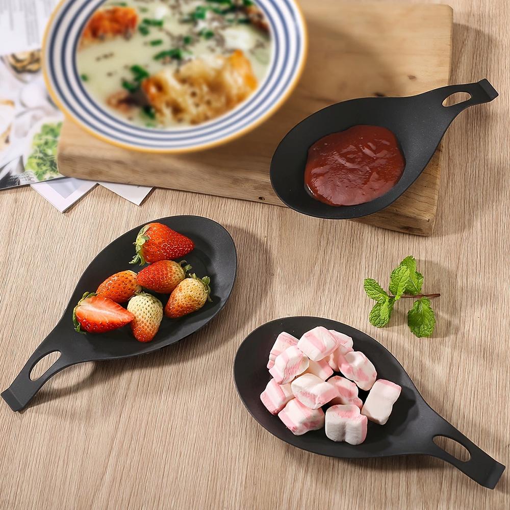 New 5pcs Silicone Spoon Rest Heat-Resistant for Kitchen Utensils Spatula, Ladles