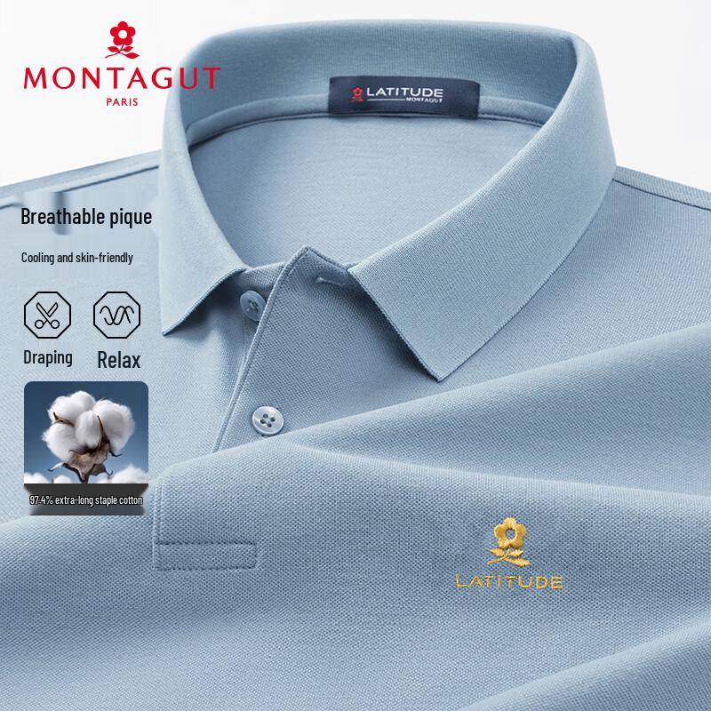 MONTAGUT Men's Ice Cool Stretch Polo Shirt