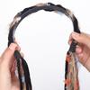 Elegante Kopfbedeckung Vintage Haarreif mit Anhänger Boho farbiges Seil Stirnband Tägliches Tragen