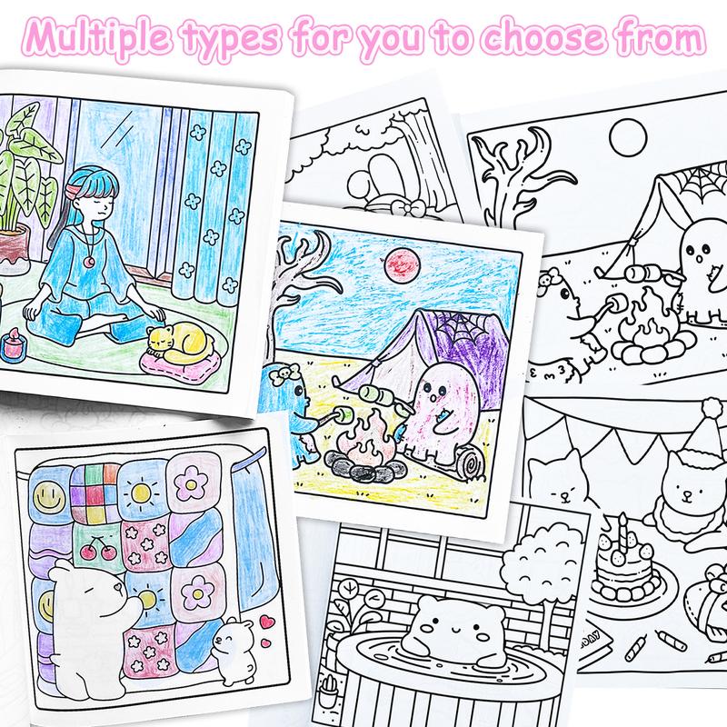 Adult Coloring Book Cat Crimes Cute Cozy Activities Relaxation Art Therapy Mindfulness Practice Coloring Books
