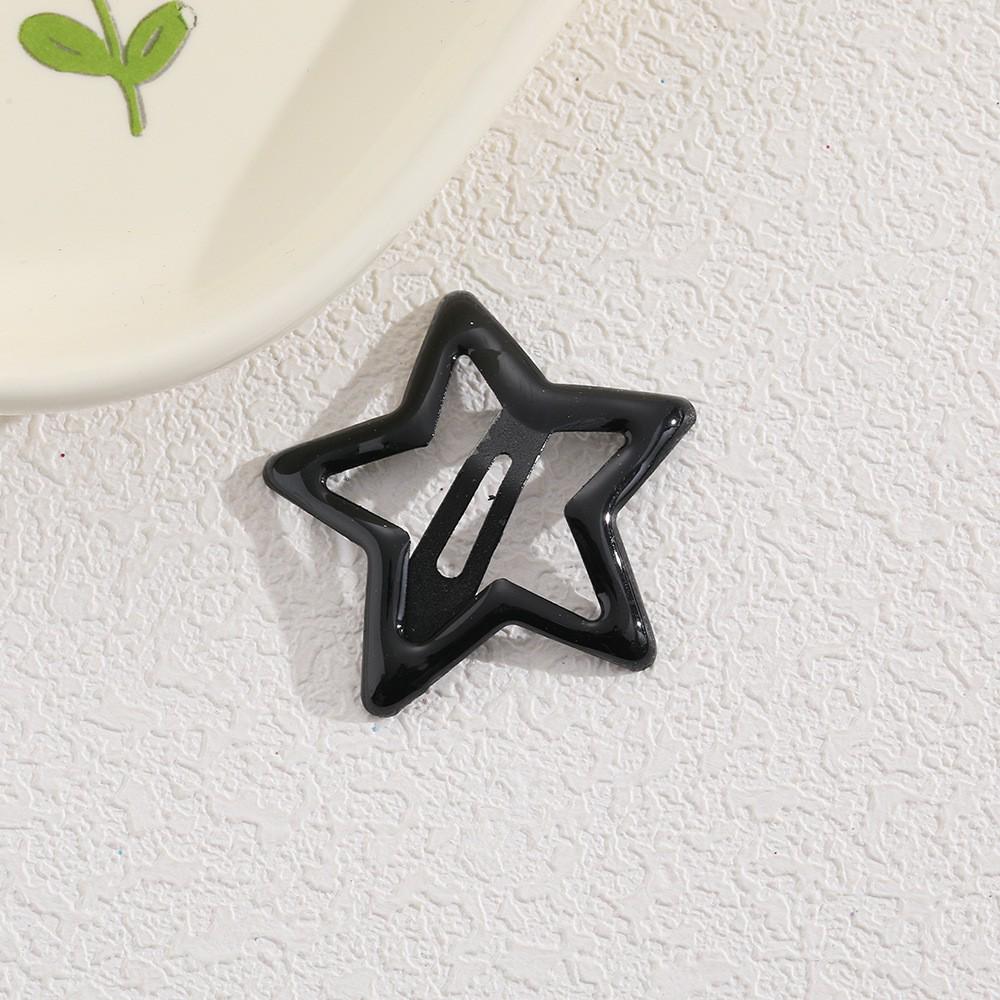 Children's Candy Color Star Hair Clips - Small Size BB Bangs Accessories