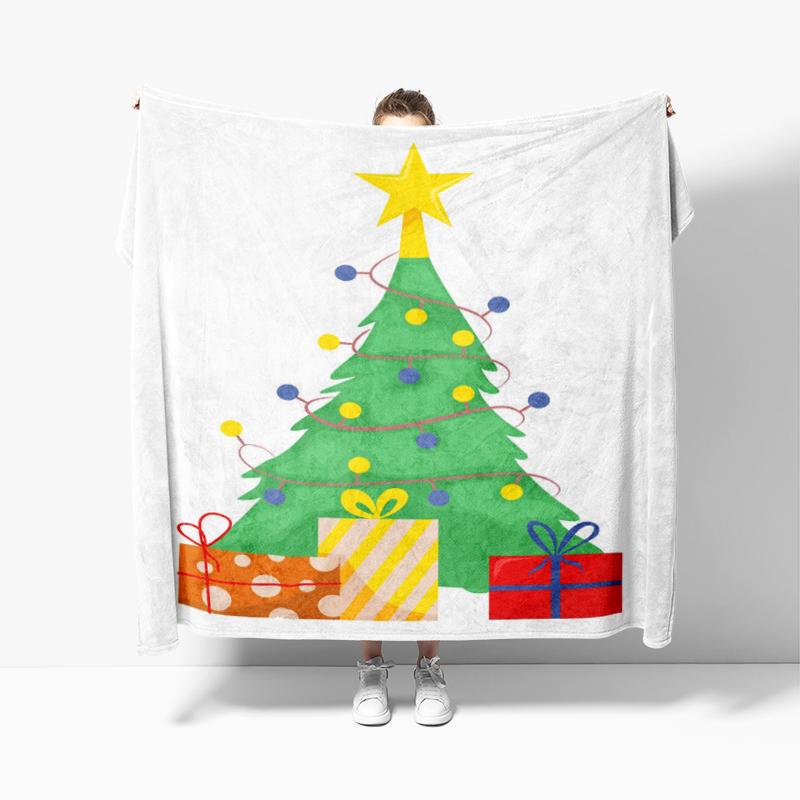 Wohndekoration Plüsch Überwurf Sofadecke Tagesdecke Bett flauschig weiche Decken Dekor Plaid Modern Halloween Frohe Weihnachten Winter