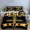 Jesus Saved My Life Bedding Set Bedding set (1 duvet cover, 2 pillowcases, duvet not included)