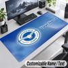 Custom Name Text Mouse Pad Brighton & Hove Albion Football Personalized Desk Pad For Work And Gaming