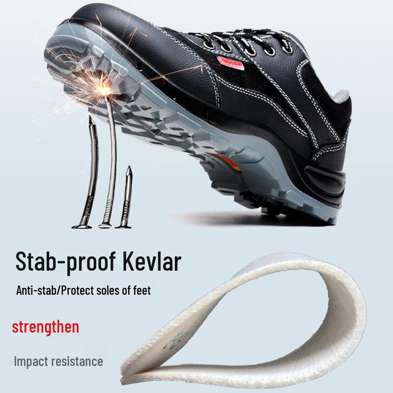 Men's Breathable Steel Toe Safety Shoes