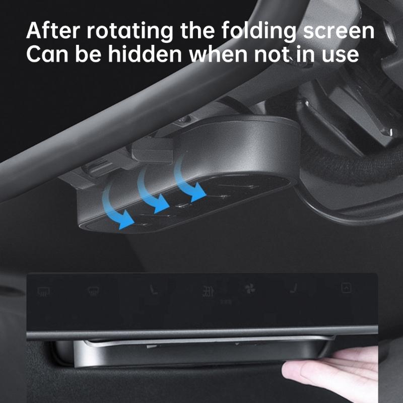 Compatible For Car 3/Y Glovebox Shunt Expansion Splitter Hub Ports Fast Charging Adapter HUB Docking Station Foldable