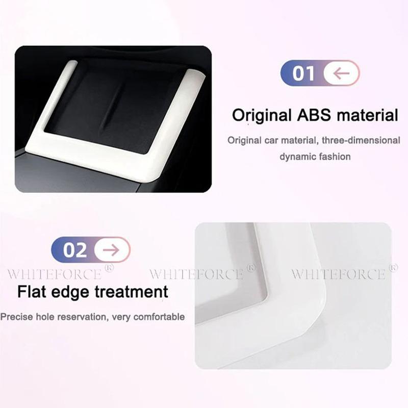 For Tesla Model Y Juniper 2025 Model 3 Highland Wireless Charging Silicone Pad Screen Protective Cover Protection Charging Frame