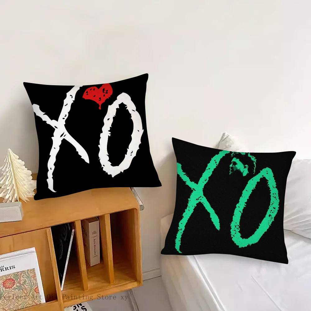 1Pc Rapper The Weeknd Xo Pillow Case Fashion Square Pillowcase Bedroom Sofa Room Ins Decoration Leisure
