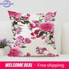 Home Decor Roses Flowers Pillowcase 45*45 Decorative Pillow Cover For Living Room Cushions 45X45 Cushions Covers Bed Pillowcases