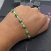 Solid 925 Sterling Silver Green Copper Turquoise Gemstone Handmade Designer Bracelet