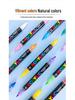 Breite Kollektion 8102 Acryl Doppelspitz-Marker-Set - 168 Farben für DIY-Kunst, Malerei und Graffiti, Stapelbare Pinselstifte