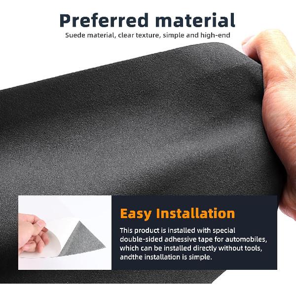 KUNGKIC for Mazda 2023 2024 2025 CX90 CX70 Car Door Anti Kick Pad Protective Stickers Interior Decals Accessories Self-Adhesive Side Edge Protection