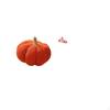 Halloween Pumpkin Cushion And Resin Sleeping Deer Figurine Decorative Sofa Pillow for Bedroom