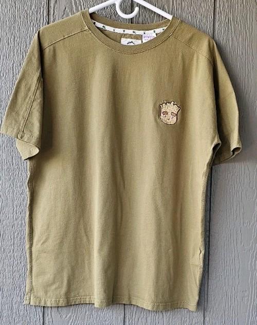 Marvel We Are Groot Movie Promo T Shirt Adult Medium Olive Green Mens S разноцветный