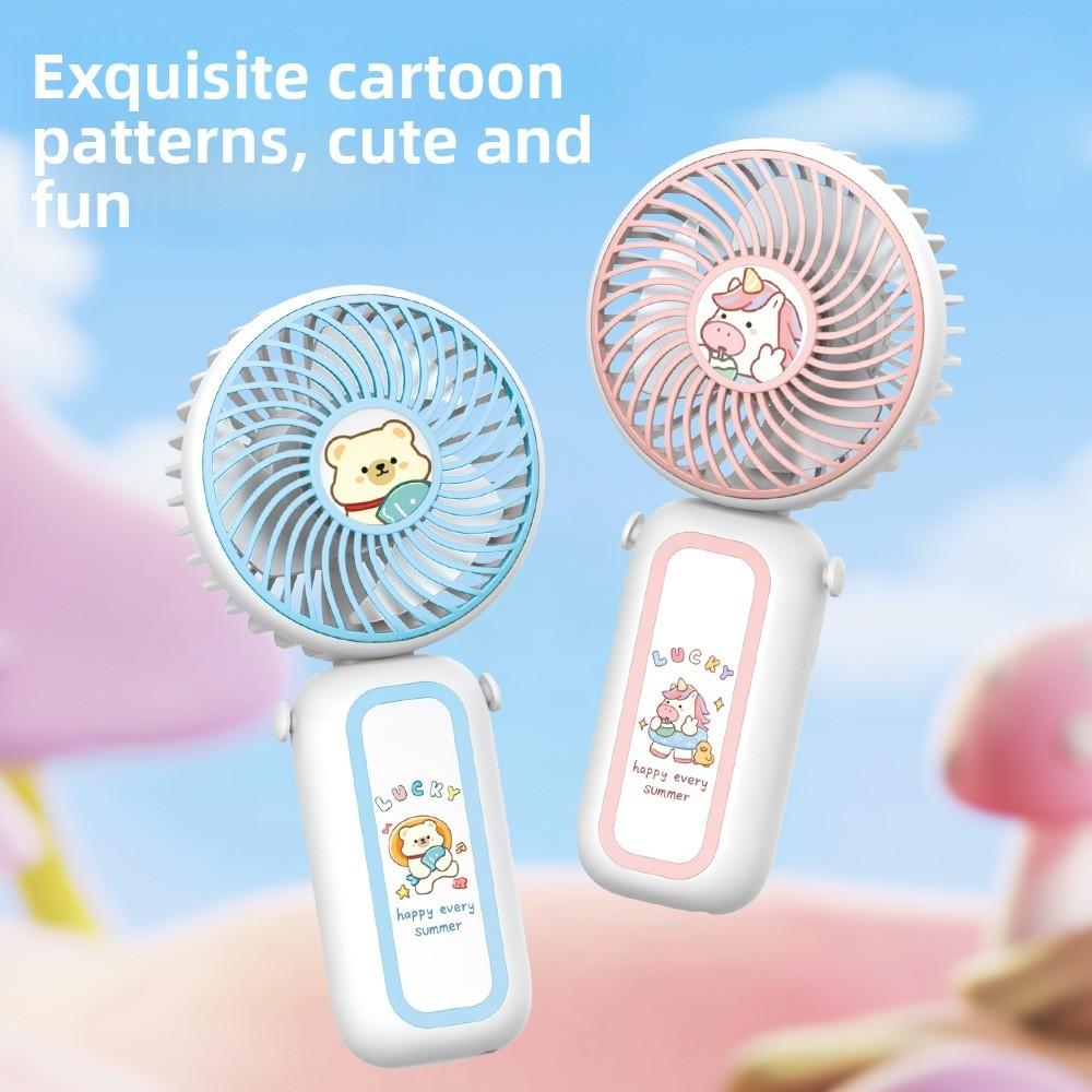 Cute Collapsible Usb Fan With 3speed Settings For Children And Personal Use