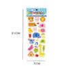10 Sheets Kids Stickers 3D Puffy Bulk Cartoon English Alphabet Letters Number Stickers Educational Toys for Girl Boy GYH