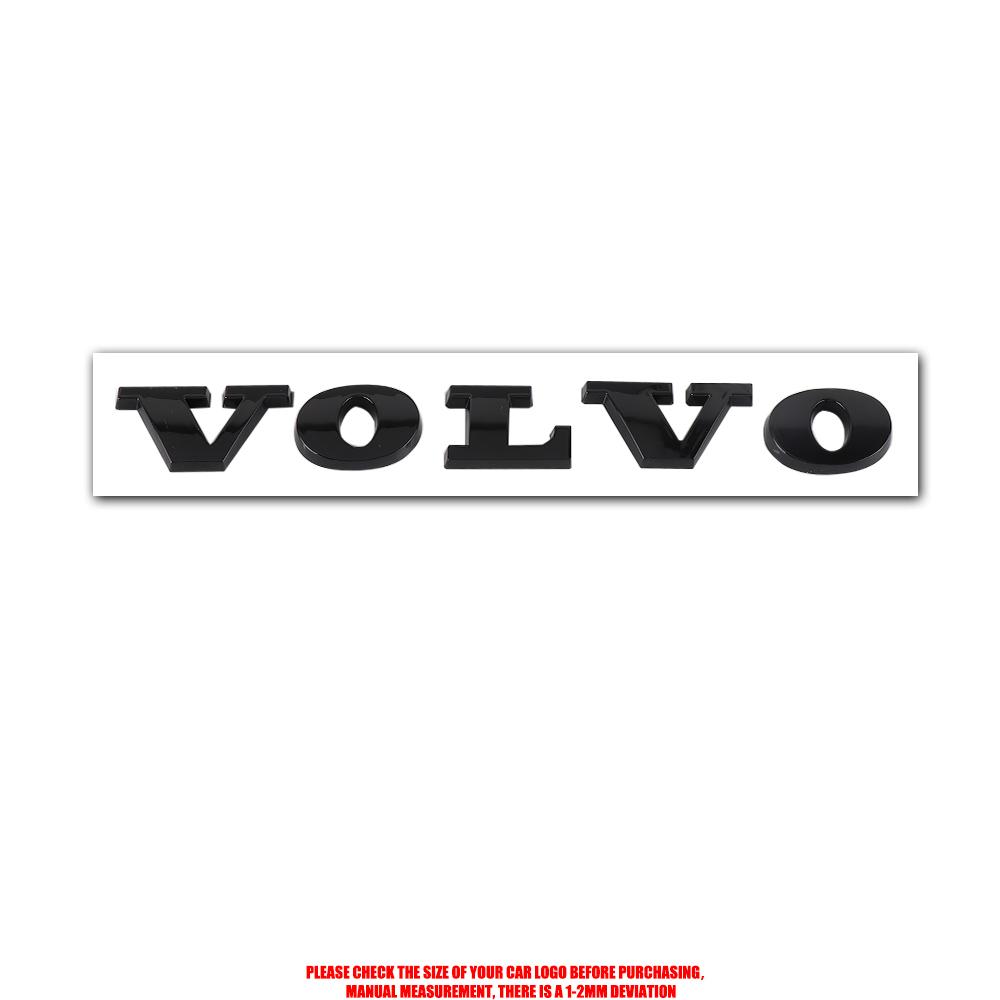 

3D ABS Letter Emblem Sticker Car Rear Trunk Badge Decal for Volvo RDESIGN XC60 V60 S60L V40 V40CC S80L XC90 S60 XC40 C40 S60 V90 чёрный