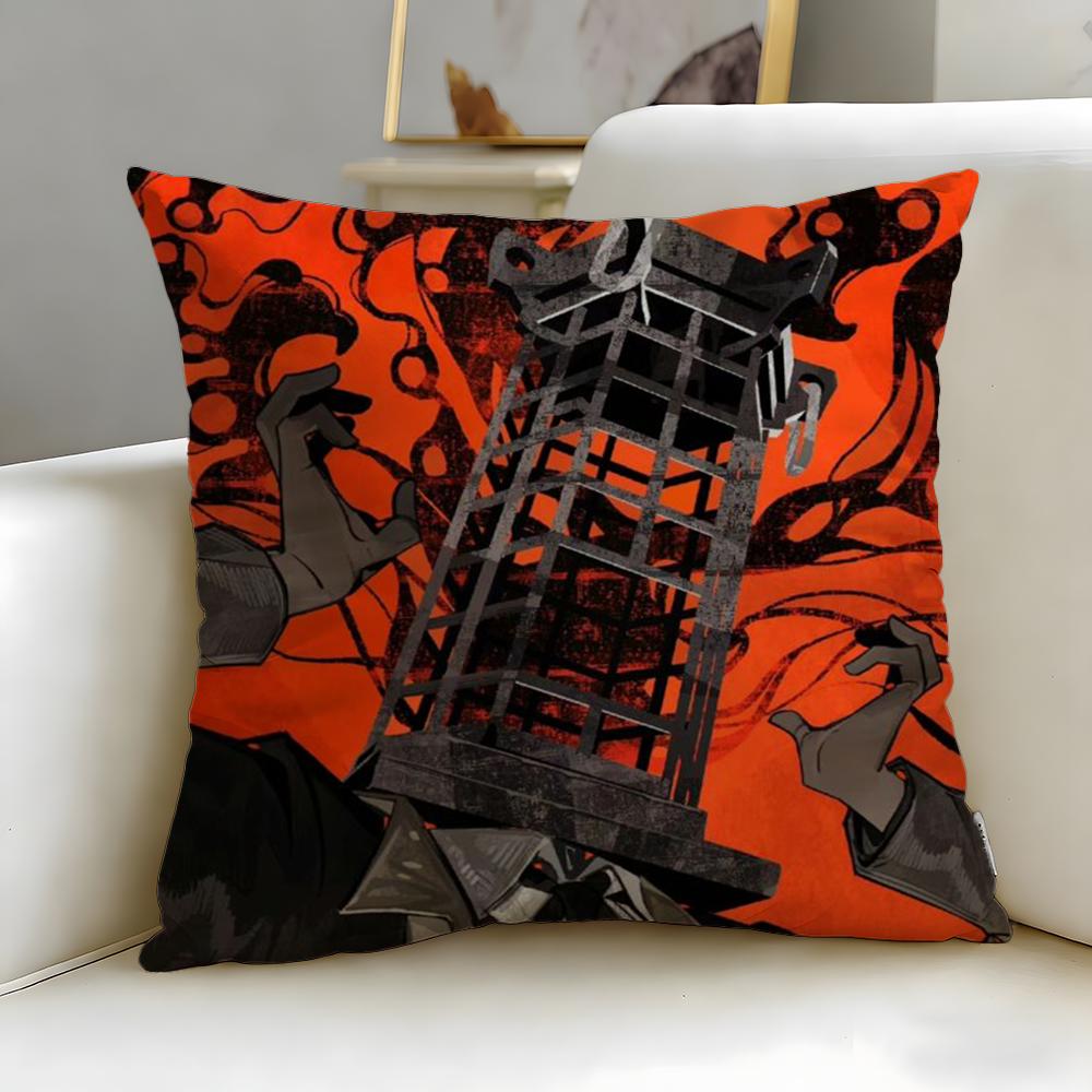 Classic Game Bloodborne Cushion Cover Soft & Easy-Wash Pillow Case – Versatile for Couch, Bed, Travel and Office