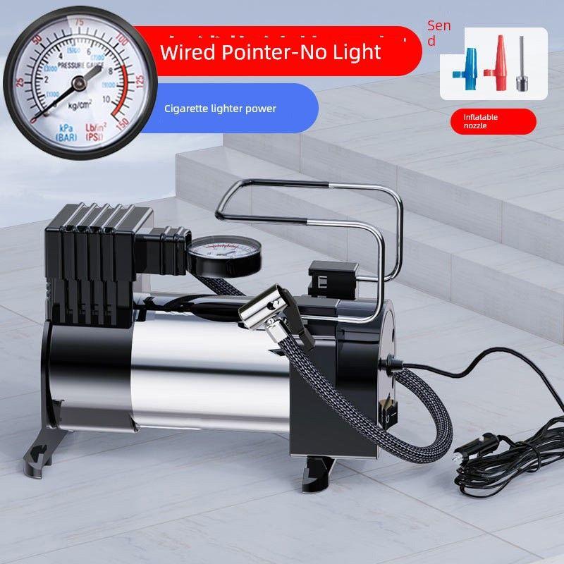 

German Japan Import Technology Vehicle Air Pump Single Cylinder Car Portable Multifunctional E-Bike Tire Pump Motor 16 Cylinder