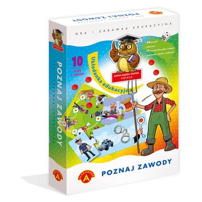 Learn About Professions. Educational Game and Toy.