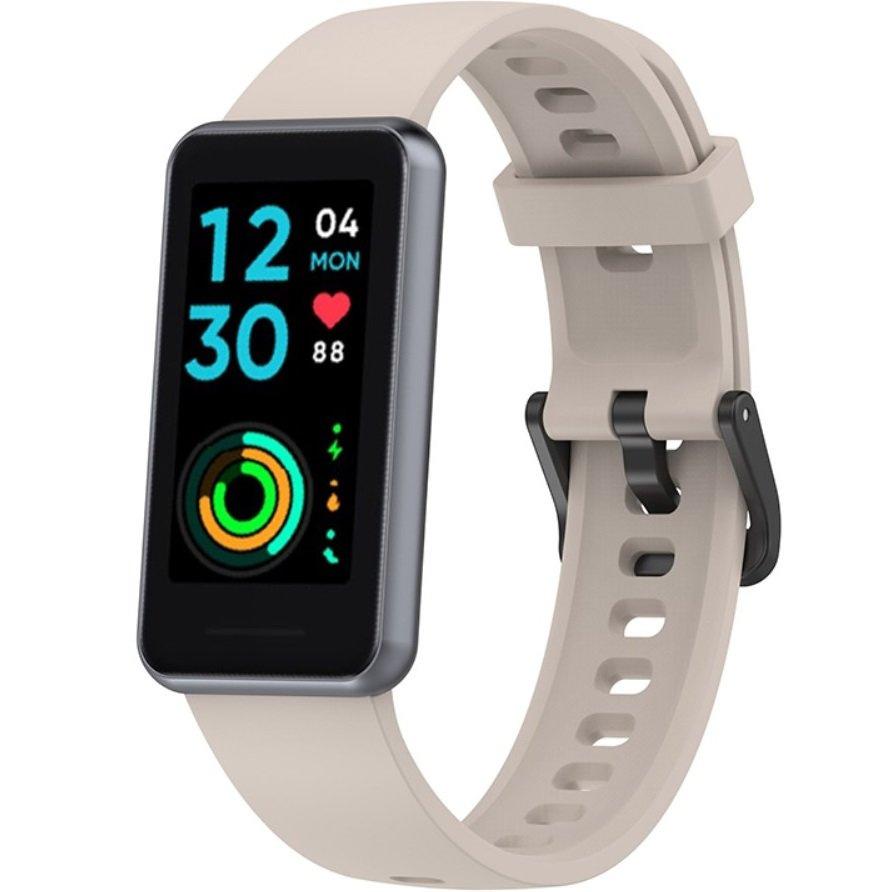 Silicone Strap for Realme Band 2, Beige