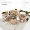 Diamond Square Acrylic Spray Bottle - Gold High-End Cosmetic Container