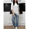 Women's 2026 New Fashion Casual Round Neck Lace Patchwork Solid Color Loose Short Sleeve T-Shirt