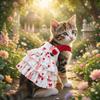 Cotton Dog Cake Skirt Comfortable Summer Cat Clothes Pet Clothing Puppy Princess Skirt  Daily Walk