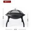 Multifunctional Camping Stove Bonfire Charcoal BBQ Stove Heater Outdoor Burner Brazier Campfire Furnace Table