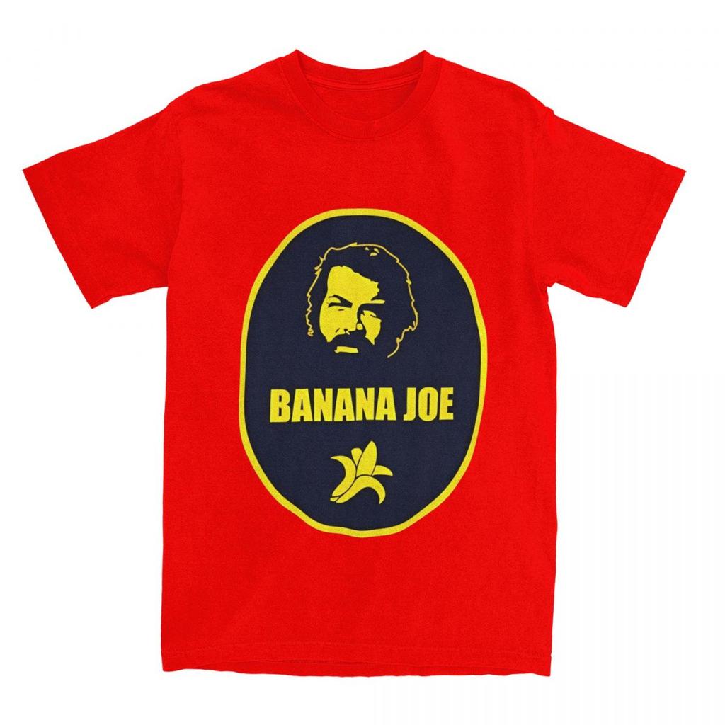 Bud Spencer T-Shirt Summer Banana Joe Telefilm Cinema Tv Idea Vintage T-Shirts Cotton Fashion Tshirt For Man Short Sleeve Tees