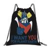 Custom Robo Grendizers Drawstring Backpack Bags Women Men Lightweight Anime Gym Sports Sackpack Sacks for Traveling