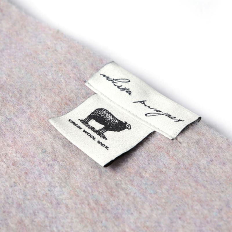 White Project VIRGIN WOOL 100 MUFFLER_AURORA PINK