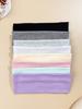 8pcs Fashionable, Casual, Simple, Solid Color Headband, Sports, Fitness, Yoga Headband