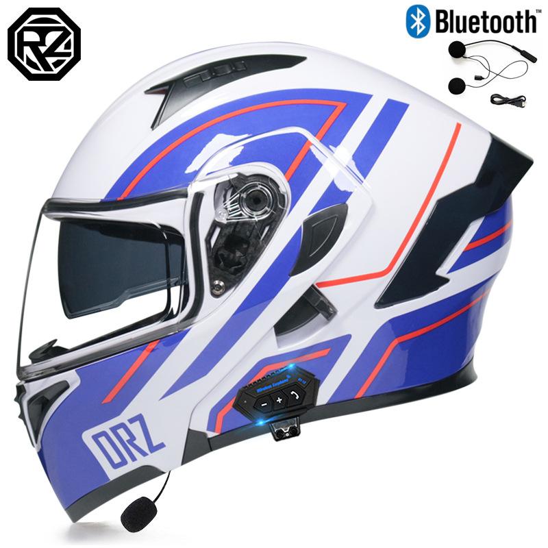 Orz Helm für Herren und Damen, Elektrofahrzeug-Persönlichkeit, cooler Bluetooth-Universal-Helm, nicht motorisiert, für Auto, Elektrofahrzeug und