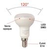 Ampoule LED E14 R50 - Non réglable - 4,9W - 470Lm - Blanc chaud - 3000K
